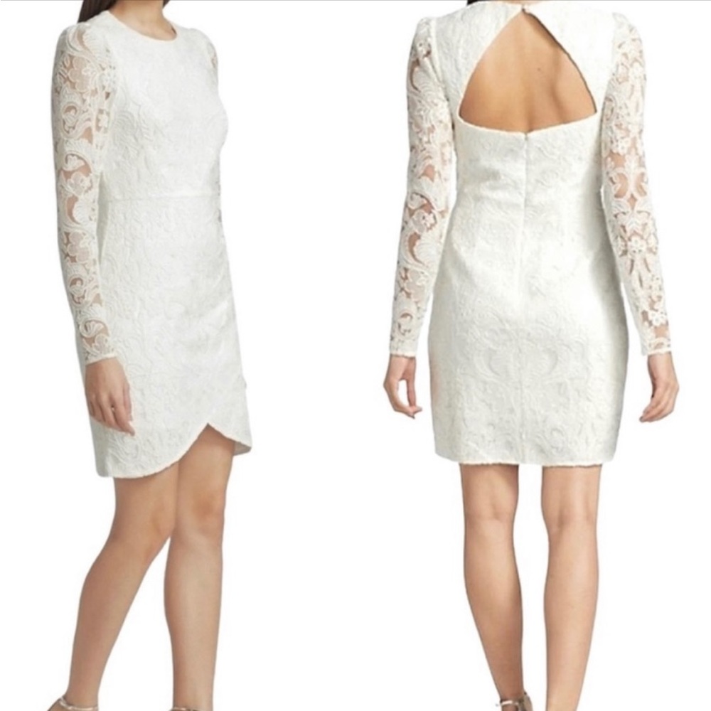 Monique Llullier white dress